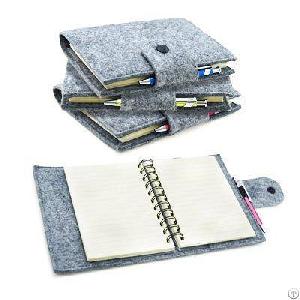 Jno1011 Recycled Felt Spiral Notebook