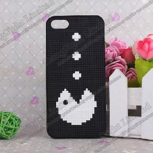 Best Sell Funny Pacman Ghosts Games Black Case Cover For Iphone 5