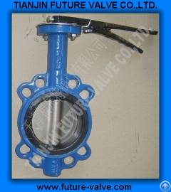 Pn10 / 16 Multi Drilling Wafer Type Butterfly Valve