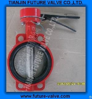 Wafer Type Butterfly Valve With Signal Head