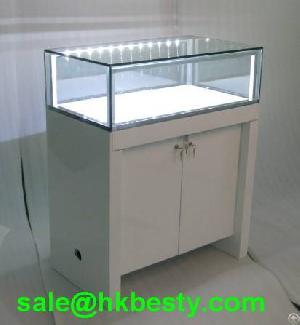 store fixture glass showcase lighting