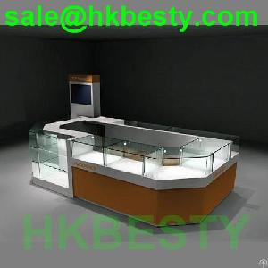 Watch Kiosk Design And Jewelry Mall Design With High Power Led Lights