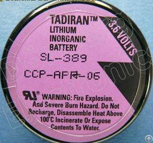 Tadiran Lithium Battery Sl389 / P