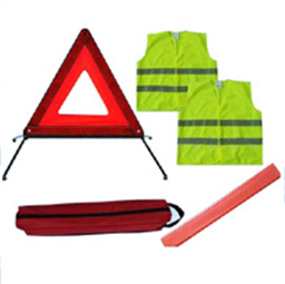 Reflective Safety Kits Of Warning Triangle And Reflective Vest