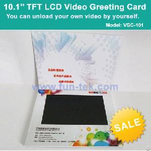 10.1 Inch Lcd Video Brochure Mini Advertising Player Video Mailer 2gb Flash 1080p Hd Vgc-101
