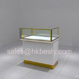 Luxury Display Showcase White Color