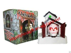 Halloween Props Electric Sound Shock Light Control Ghost House Luminous Toy
