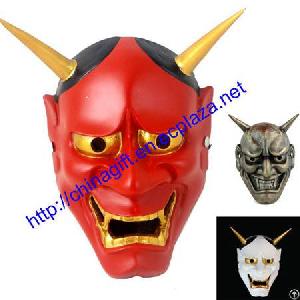 Japanese Ghost Party Christmas Halloween Ghost Resin Mask