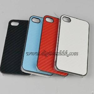 New Slim Fit Carbon Fiber Protector For Apple Iphone 4 And 4s