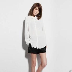 Stylish Style Womens Shirts And Blouses White