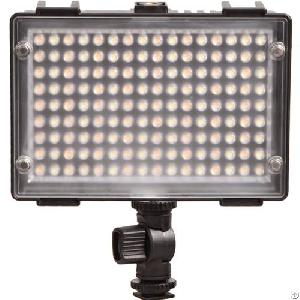 144 Bi-color Led On-camera Dimmable Video Light Pro Portable Compact Photo Light For Dslr