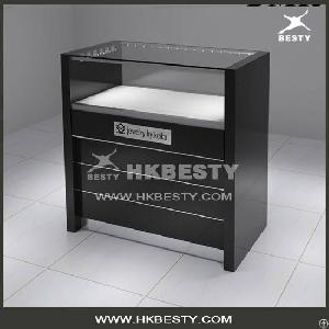 Black Diamond Display Cabinet / Jewlery Showroom Counter / Luxury Shop Counter Design
