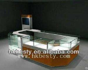 Elegant Retail Kiosk Showcase Design With Led Light