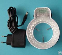 60mm Lylight Led Ring Licht Met Euro 2 Ronde Polige Stekker