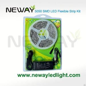 60led / M Flexible 5050 Smd Led Strip Kit Lighting