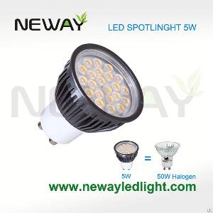 Led Spot Light Gu10 5w 430lm Ac85-265 Replace 50w Gu10 Halogen Lamp