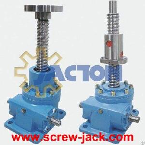 0 5 ton acme screw jack lift 20 mm pitch worm gear ratio five 1 10