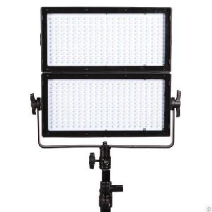 240a Led Video Light Panel 2pcs With Bp Battery Plate