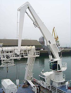 hydraulic folding crane