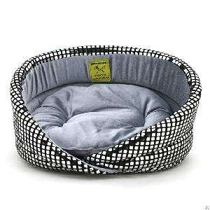 Black-white Bed Comfortable Cotton Bed, Dog Sofa