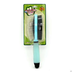 dog grooming sided pet brush