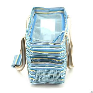 Extra Large European Style Color Strip Pet Carrier