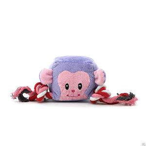 Pet Plush Dog Purple Monkey Toys