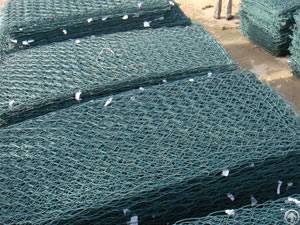gabion wall construction basket wire mesh pvc coated netting mattress