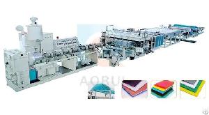 Pc, Pp, Pe Hollow Profile Board Production Machine