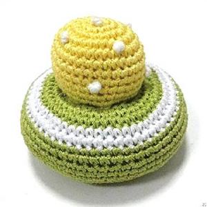 circle pet knitted toys puppy plaything