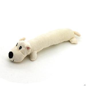 Pet Plush Rope Screaming Pet Toys Dog Playing White Dog