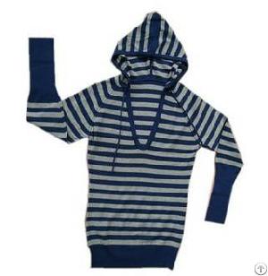 100%acrylic Lady S Hooded Sweater From China Sweater Factory