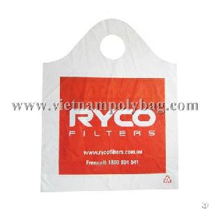 Wave Top Handle Plastic Bag