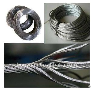 Steel Wire Rope Galvanized And Ungalvanized 6x7