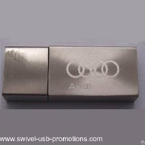 Metal Stainless Steel Usb Flash Disk As Audio Gifts