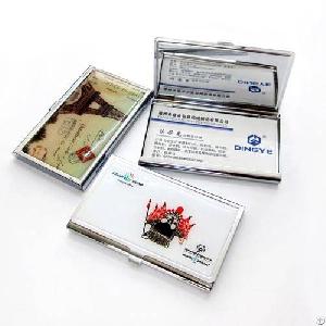 promotional crystal card case