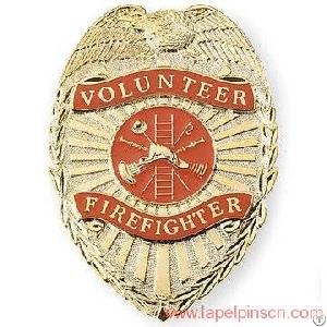 Volunteer Firefighter Badges