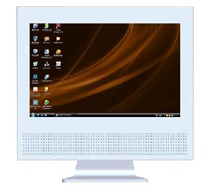 All-in-one 17 Inches Wide Screen Lcd Computer, Touch Screen