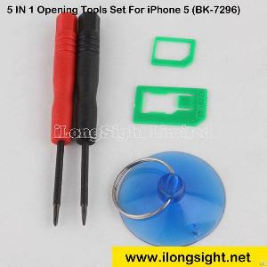 baku 5 1 opening tools kit nano sim adaptor bk 7296 iphone 4 4s