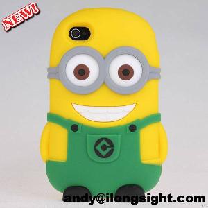 despicable me2 minions silicone case iphone 4g 4s