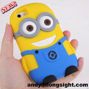 despicable minions silicone case iphone 5