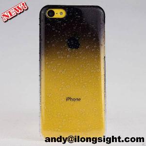 Wholesale Gradient Color Raindrop Hard Case For Iphone 5c