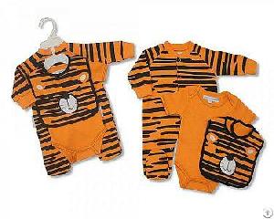 Baby 3 Pcs Cotton Set Tiger