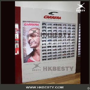 sunglass display case eyeware store