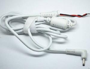 dc power cable right angle male plug