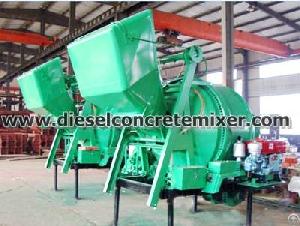 Diesle Engine Concrete Mixer