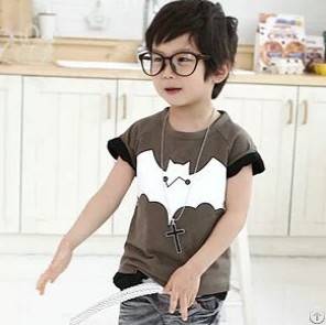 Sell Boy Bat Short Sleeve T Shirt, Children Tees For Wholesale, Kid T Shirt