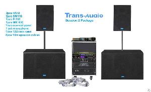 Trans-audio Session 2 Package, High Costs-effetive Package, Sound System, Pro Audio, Loudspeaker