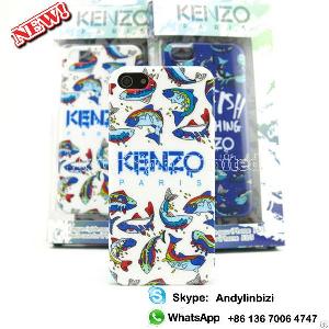 Cheap Kenzos Spring 2014 Fish Pattern Hard Plastic Cases Cover For Iphone 5 5s