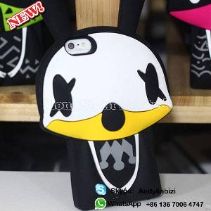 cute 3d baby rabbit soft silicone case cover iphone 5 5s